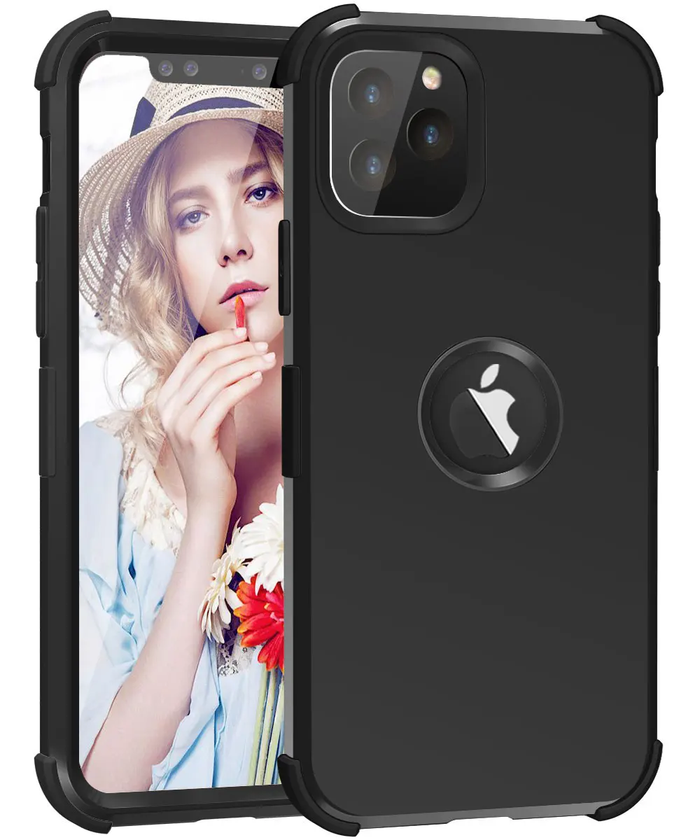 Жесткий Чехол бампер из поликарбоната для iPhone 11 Pro X XR XS Max Гибридный чехол
