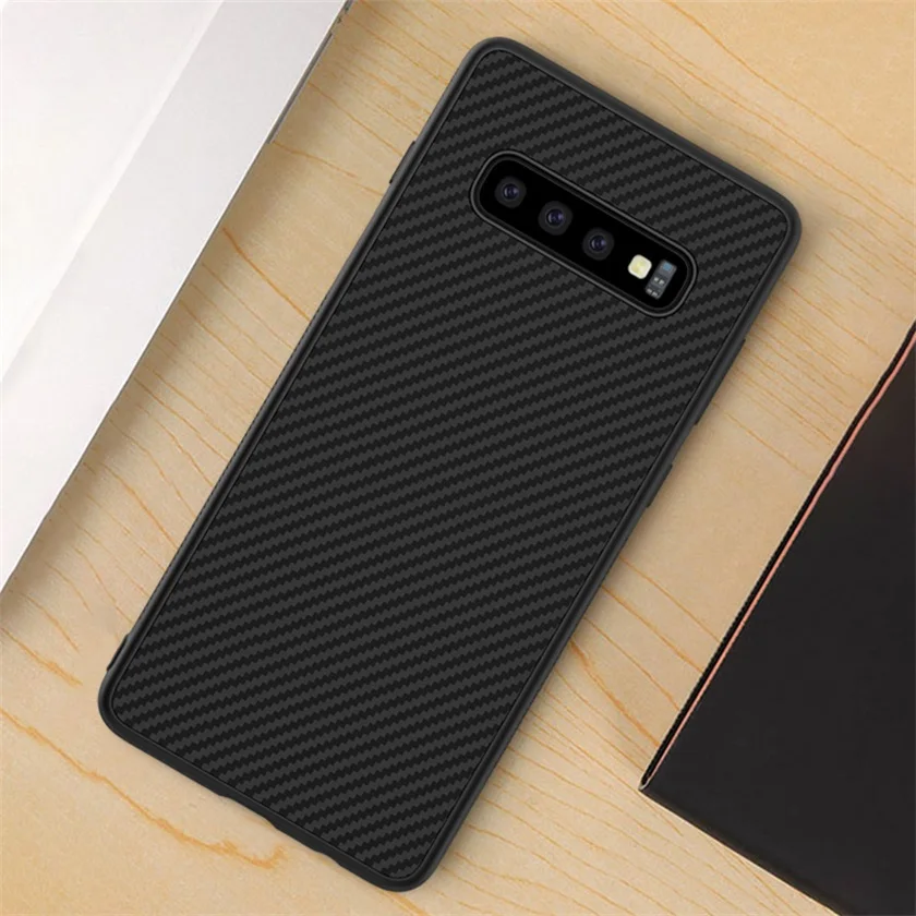Для samsung Galaxy S10 S10 Plus чехол-накладка из синтетического волокна чехол для телефона NILLKIN высококачественный чехол для samsung S10+ Plus