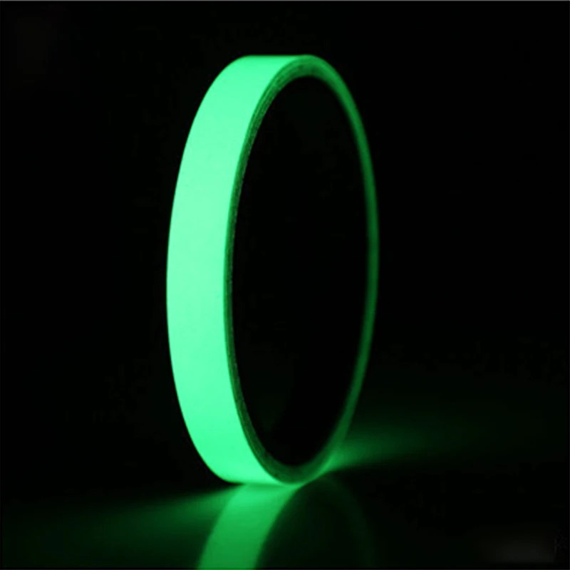 Цветная светящаяся лента самоклеящаяся наклейка съемная флуоресцентная в