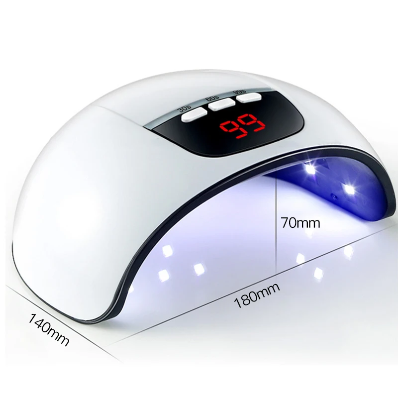 Лампа для сушки гель лака 54 Вт 18 светодиодов|Сушилки ногтей| |