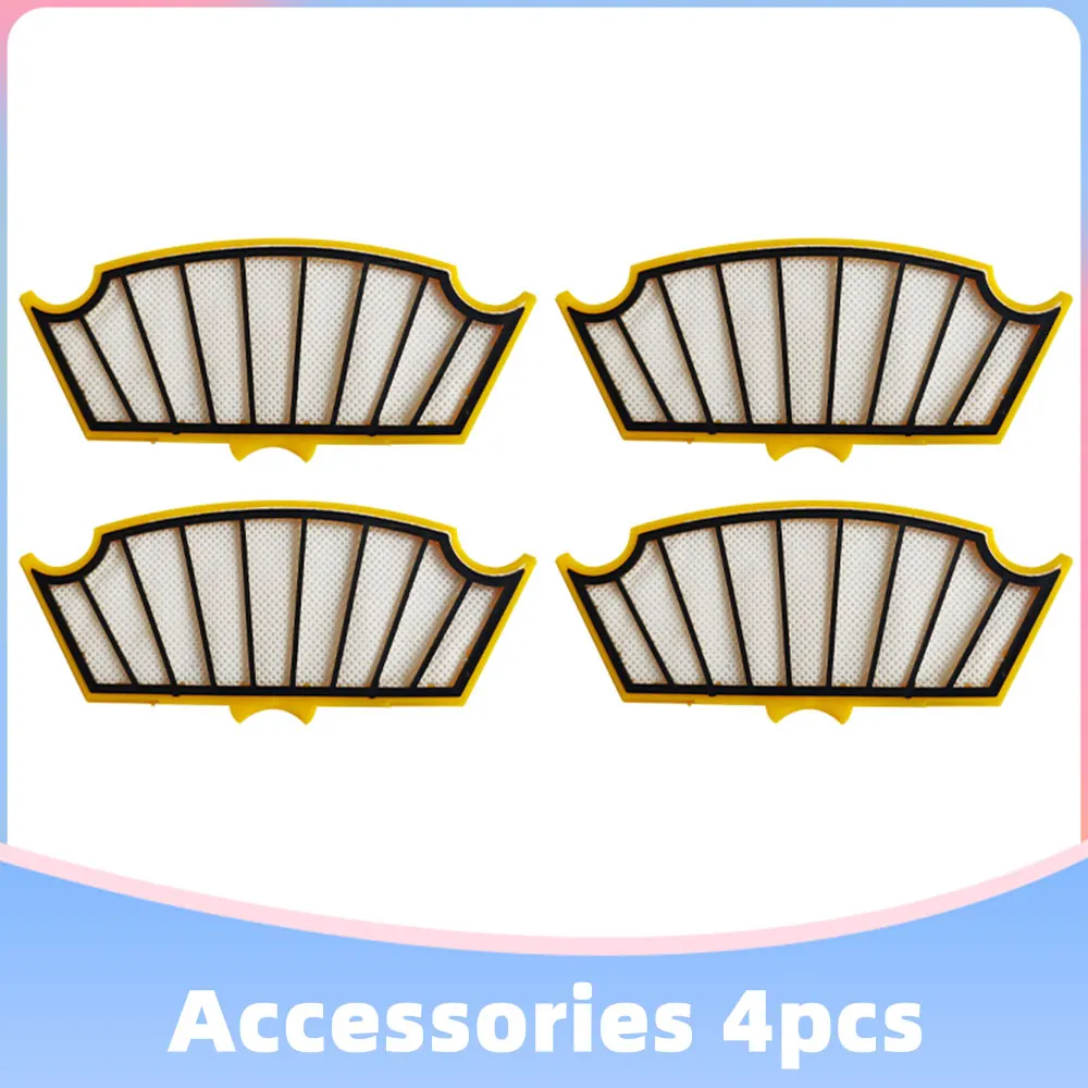

For iRobot Roomba 500 Series 510 530 535 532 550 560 570 580 Robotic Vacuum Cleaner Replacement Spare Parts Hepa Filter Set