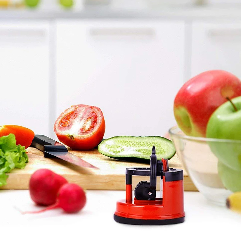 

Новая кухонная инструмент, точилка для кухонных ножей, присоска, позиционирование, точилка для ножей, мини ручная стальная точилка для ноже...