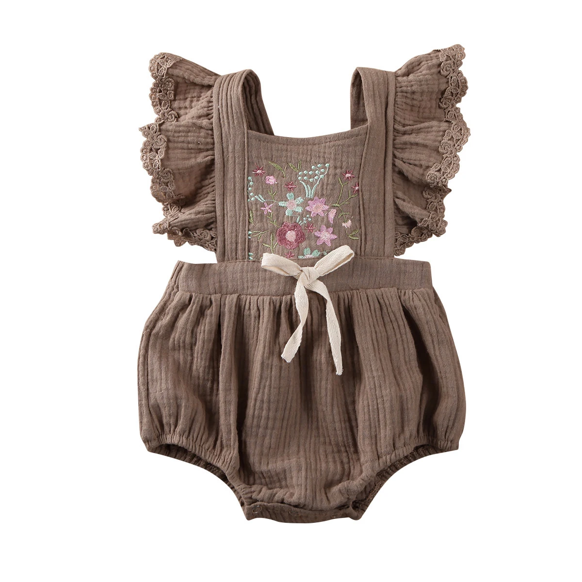 2020 модная летняя одежда для новорожденных боди с цветочным рисунком маленьких