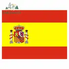 EARLFAMILY 13 см x 9,8 см для флага Испании, наклейка для мотоцикла, ноутбука, автомобиля, стикер, водонепроницаемый холодильник, автомобильное украшение