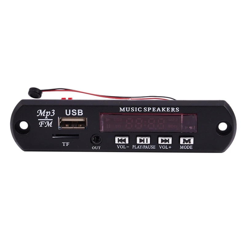 Bluetooth 4 0 стерео APE FLAC WAV WMA MP3 модуль BT Hands Free APP поддержка AUX Наушники из fm радио USB