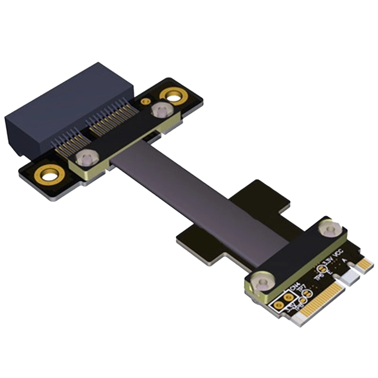 

R51SF 15cm R51SF 30cm For ADT-Link M.2 WiFi A.E Key Adapter M.2-A\Ekey to PCIE X1 Adapter Extension Cable for PC Black