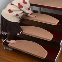 15pcsset self adhesive stair pads anti slip rugs safety mute floor mats repeatedly use safety pads mat for home stair