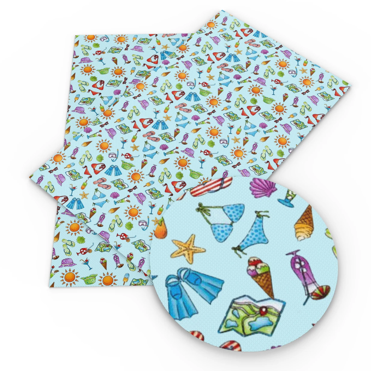 Хлопчатобумажная ткань с принтом фруктового Фламинго/стрейчевая Ткань для шитья