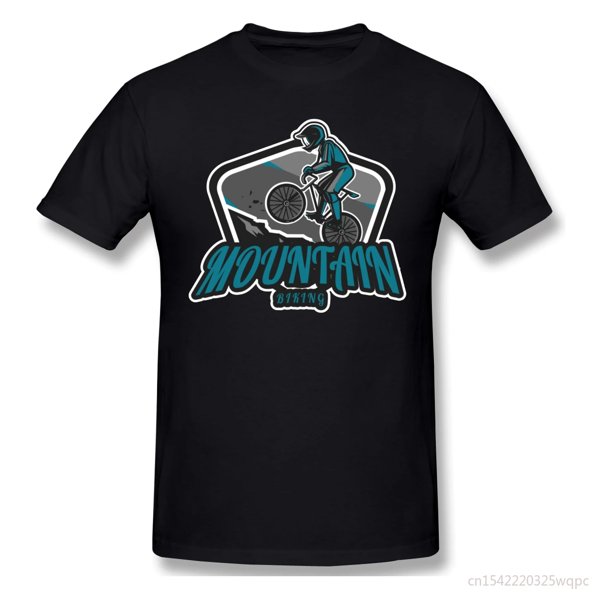 

Mountain Biking Rider Vintage Retro T Shirt Big Size Crewneck Short Sleeve T Shirts For Men