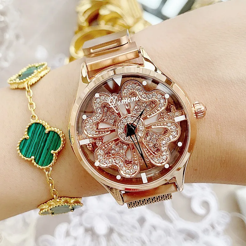 Женские открытые часы Dimini новые прозрачные с перфорацией эксклюзивные