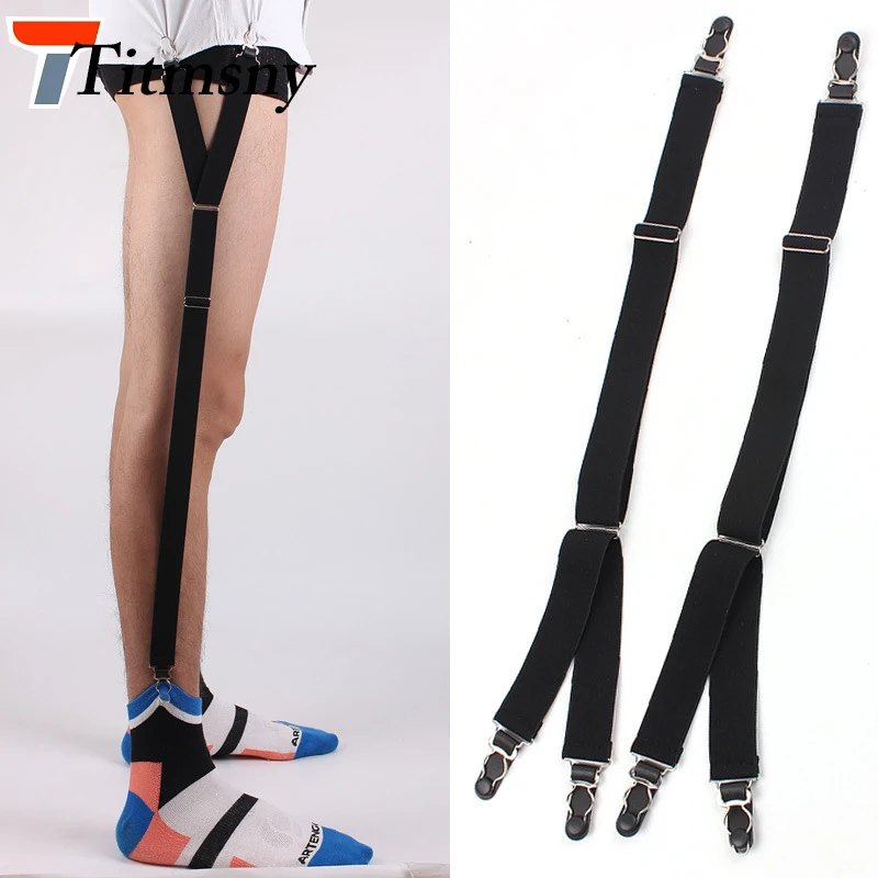 Подтяжки для рубашки с застежкой в виде тыквы эластичные мужские подтяжки