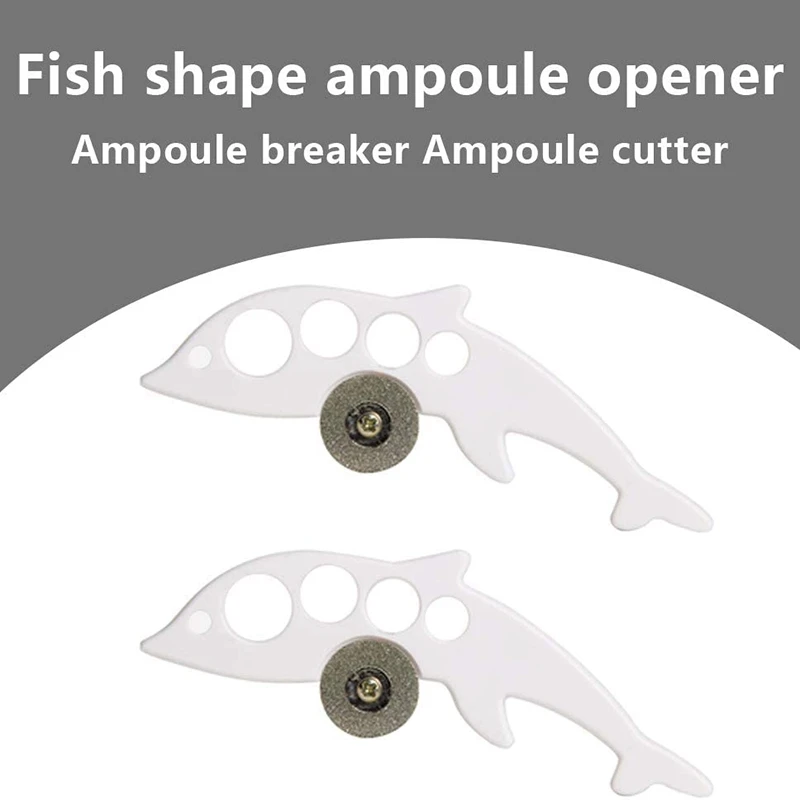 2PCS Ampoule Opener Device Fish Shape Glass Bottle Ampule Breakers Cutting | Дом и сад