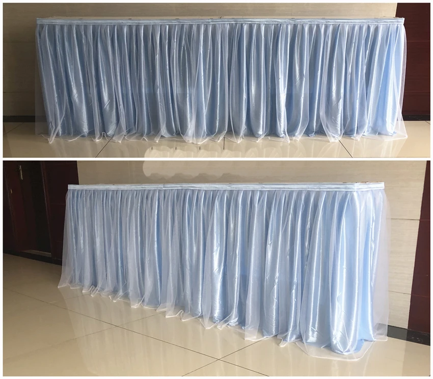 Тюлевая юбка пачка из ледяного шелка Настольная для дня рождения свадьбы