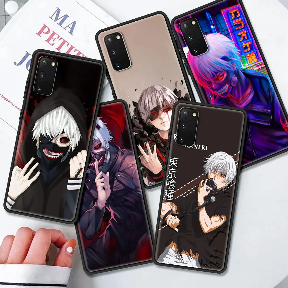 

Tokyo Ghoul Ken Kaneki Silicone Phone Case For Samsung Galaxy S21 S20 Ultra S20 FE 5G S10e S10 S8 S9 Plus S7 Cover Coque Fundas