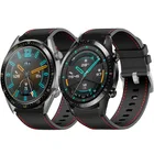 Ремешок из натуральной кожи для часов Huawei GT22EPro, запасные части для Samsung Galaxy Watch 3 4546 мм, 22 мм