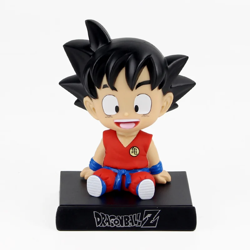 Dragon Ball Z держатель для телефона Сон Гоку куририн криллин детство качающаяся голова фигурки аниме модель DBZ игрушка