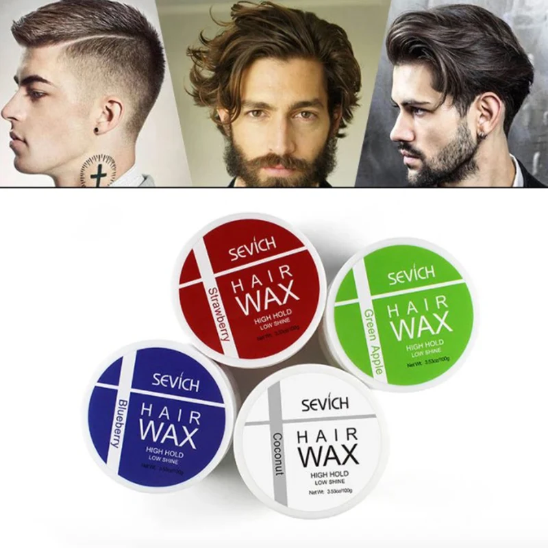 

100g Fashion Waxing Strong Hold Long Lasting Styling Men Hair Wax Pomade Molding