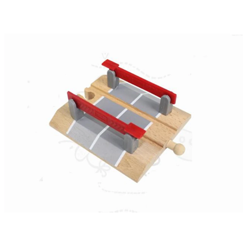 Оригинальный двойной бар пересечение гладкий и нежный деревянный трек поезд