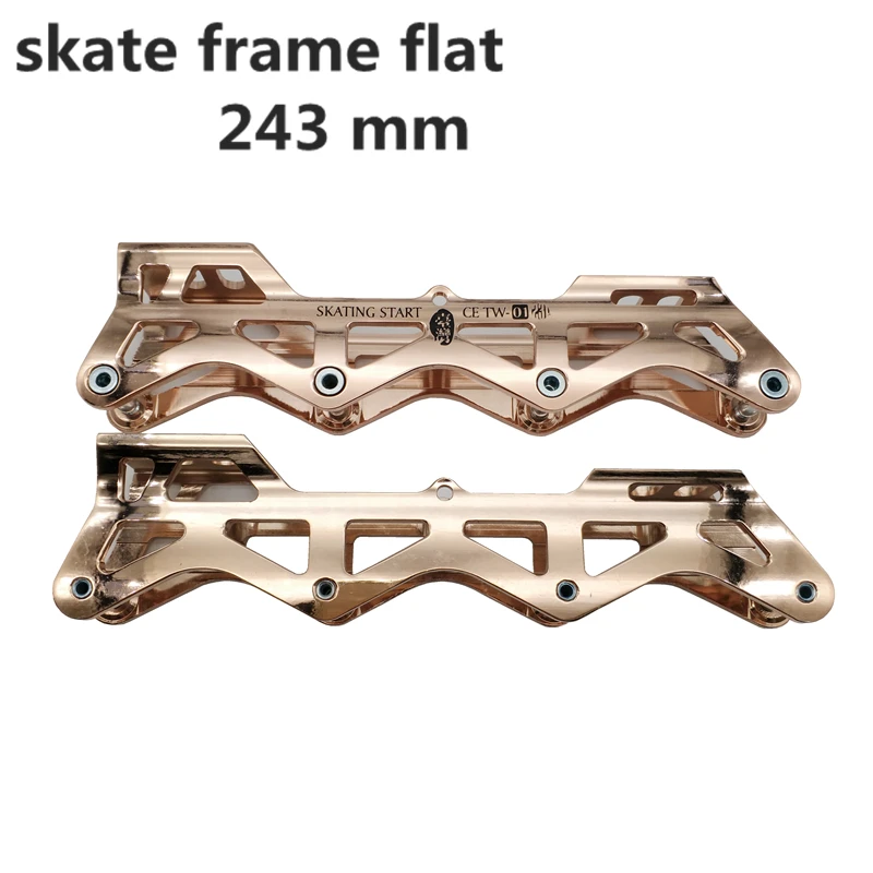 

Free shipping roller frame skate frame flat 243 mm 4x80 mm flat frame