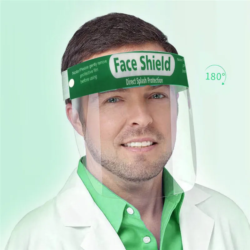 Зеленые Новые защитные щитки для лица пластиковые Кухонные масляные брызги