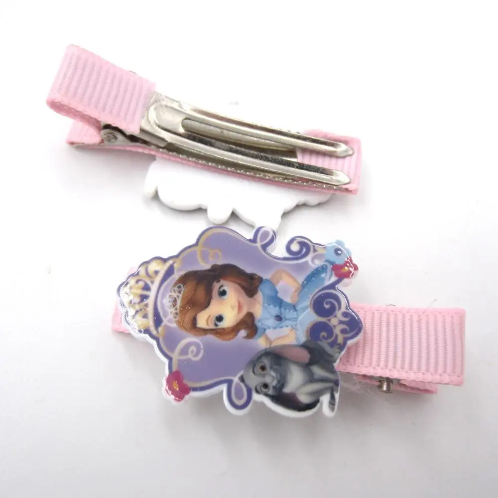 Новинка 3 шт./компл. детское ожерелье для девочек София подарок детей фиолетовый