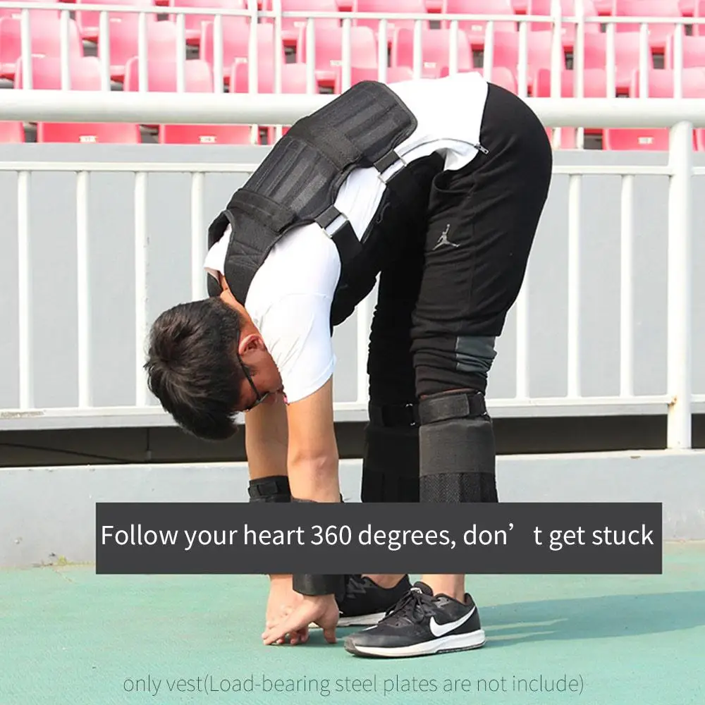 

Adjustable Boxing Equipment Waist Coat 50kg Waistcoat Exercise Jacket Training Loading Weighted Vest Protection Dural 15kg