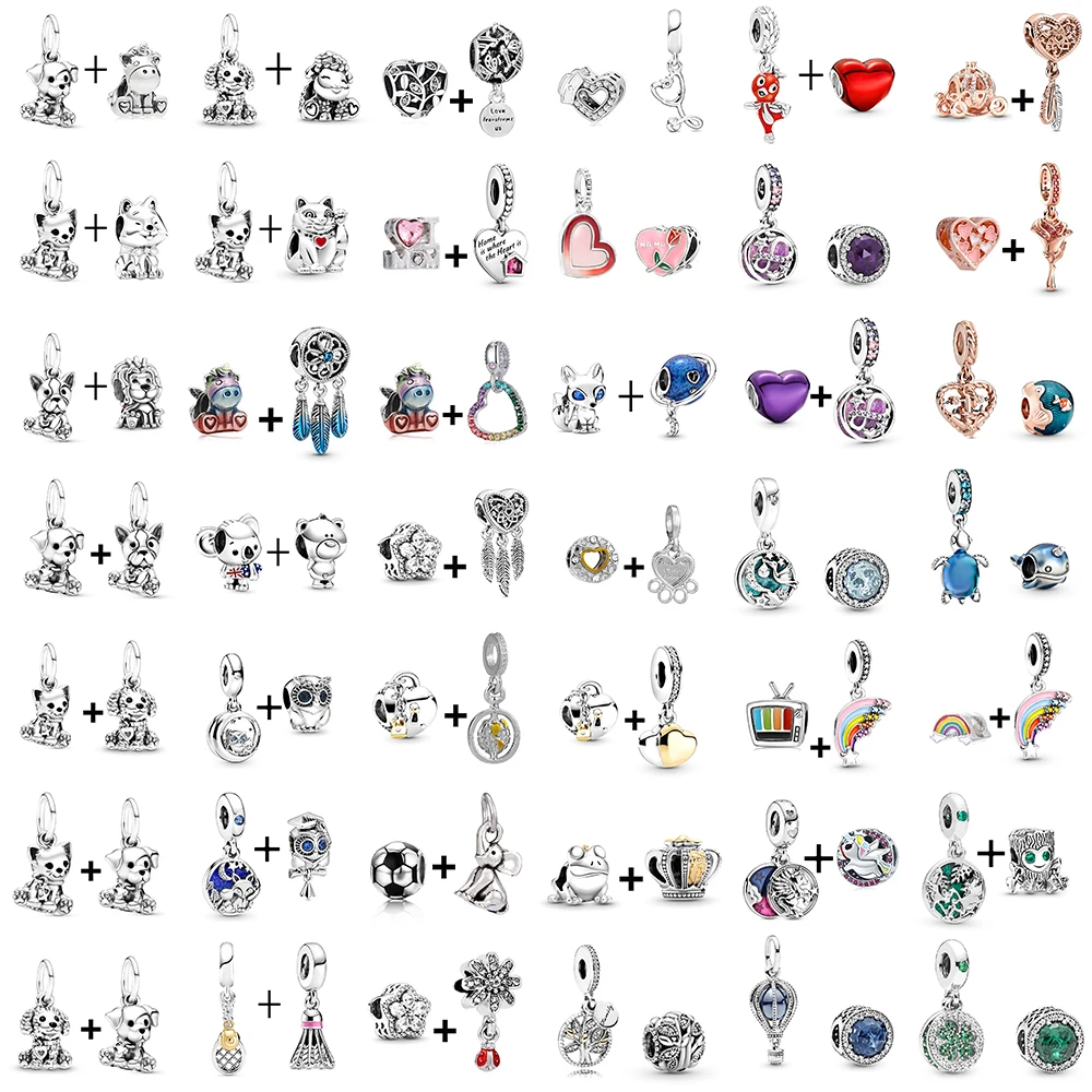 SEIALOY сердце из бисера звезда серебряного цвета изысканный животные длинные