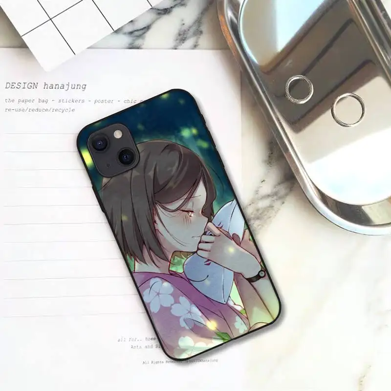Чехол для телефона gin hotarubi no mori e iPhone 11 12 Mini 13 Pro XS Max X 8 7 6s Plus 5 SE XR | Мобильные телефоны