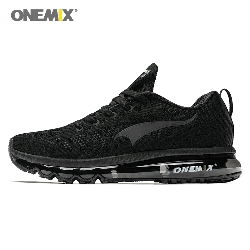 ONEMIX Men's Running Shoes For Men Air Cushion Nice Zapatillas Athletic Trainers Black Sports Designer Outdoor Jogging Shoes Run