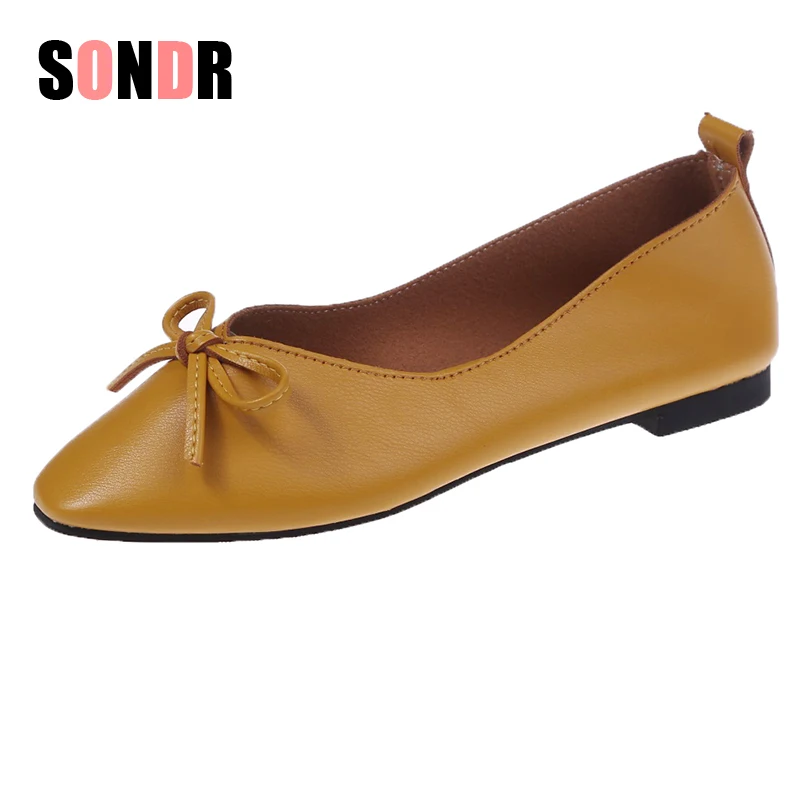 Женская обувь Новинка Модные женские разноцветные балетки на плоской подошве с