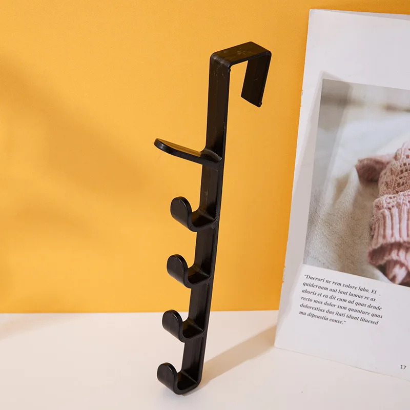 

Дверной крюк BOUSSAC 5 крючков черный