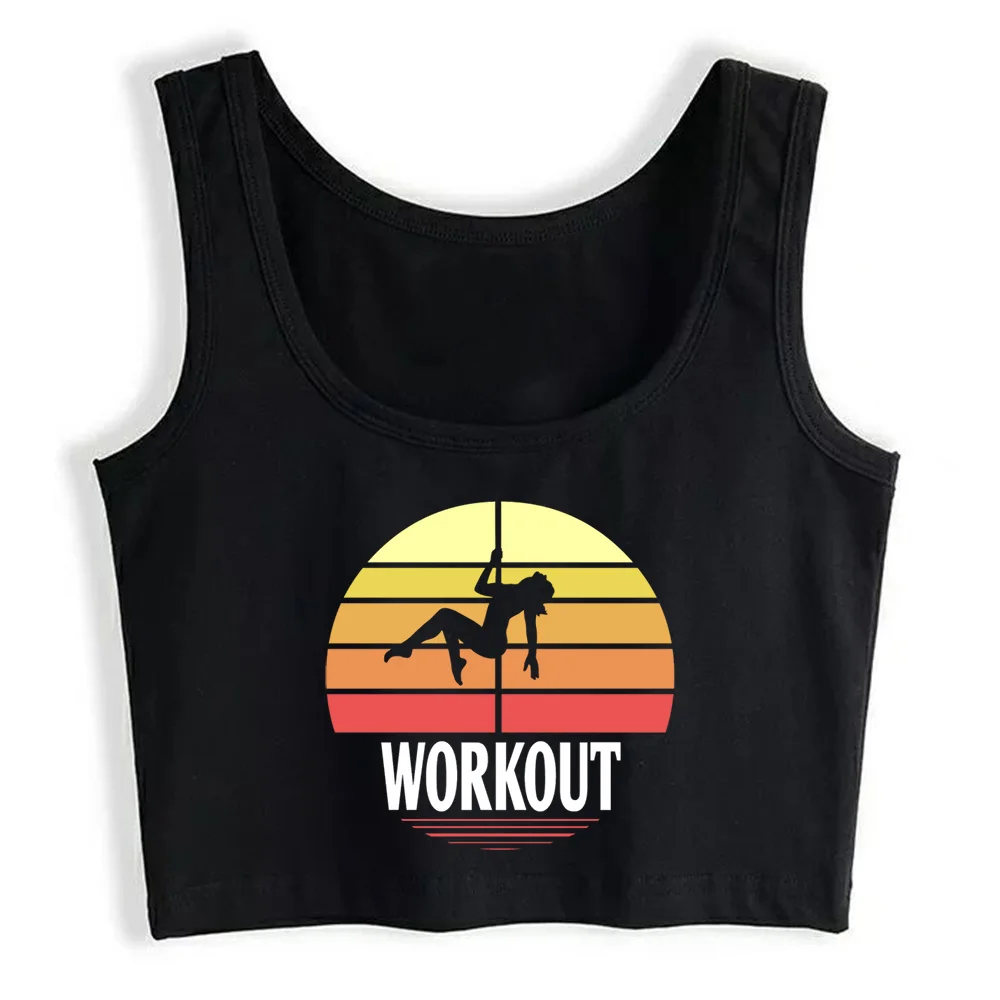 

Crop Top Women Pole Dance Grunge Aesthetic Gothic Y2k Tank Top Female Clothes