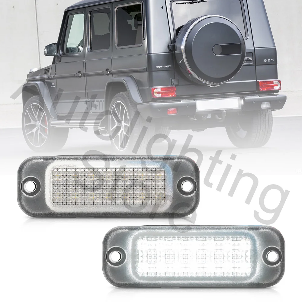 2PCS For Mercedes Benz W463 G-Wagon 2012-2018 LED License Nu