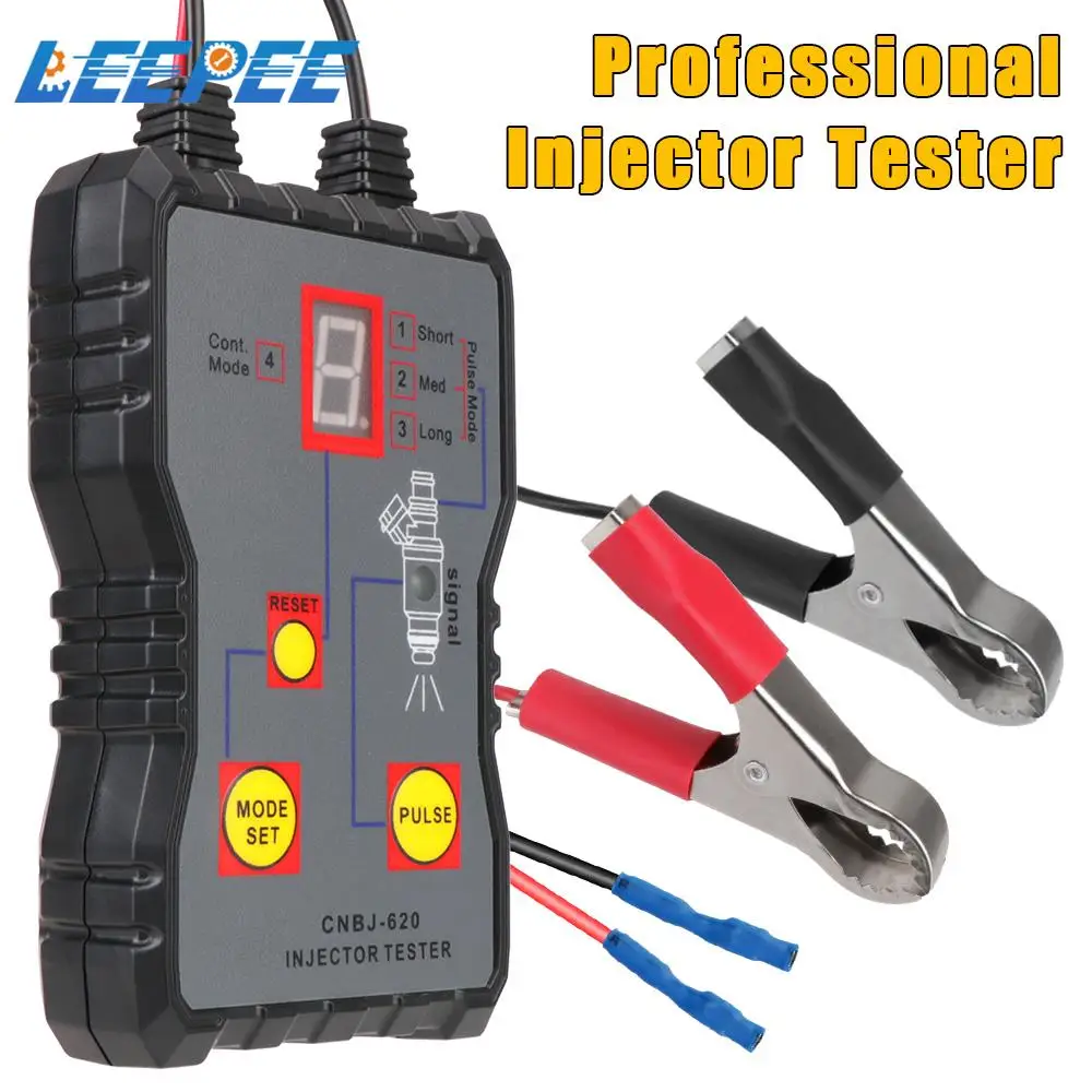 

Car Fuel Injector Tester Professional Automotive Cleaning Tool Kit Fuel System Scan Tool Injector Flush Cleaner Portable