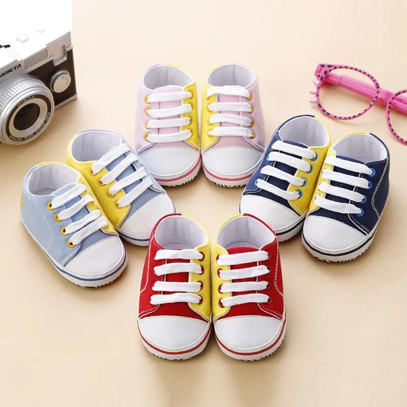 

Baby Boy Girl Casual Shoes Newborn Infant Soft Sole Prewalker Crib Shoes Non-Slip First Walker Shoes 0-18 Month