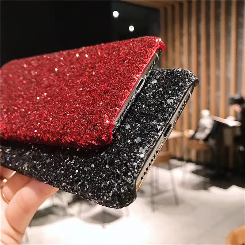 

For iPhone 11 Luxury Bling Glitter Shell Phone Cases For iPhone 11 Pro 6 6S 7 8 Plus X XS XR MAX Hard Cover Back Protect Case