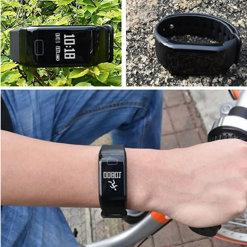 OLED умный спортивный браслет Bluetooth 4 0 водонепроницаемые браслеты с пошаговым