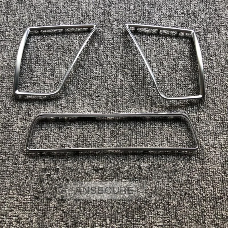 Передний кондиционер, выходной центральный подлокотник, Хромированная Пластина вентиляционного отверстия для Audi Q5 2009-2017