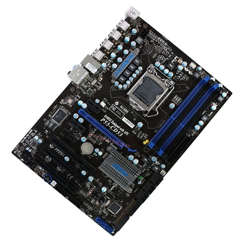 Оригинальная материнская плата для MSI P55-CD53 LGA 1156 DDR3 процессора i5 i7 16 Гб P55