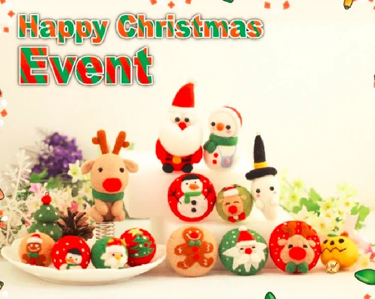 Счастливого Рождества телефон кулон набор для рукоделия x mas шерсть войлок иглы