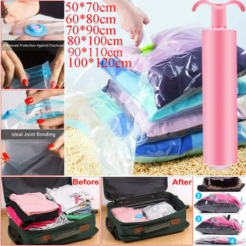 Вакуумные пакеты для хранения 2020 сжатый экономии пространства | Дом и сад