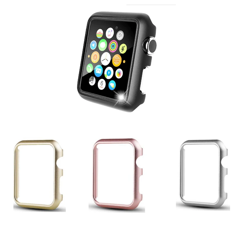 Чехол для Apple watch band 40 мм 44 series 5 6 чехол бампер из алюминиевого сплава iwatch 4/3/2/1 38 42