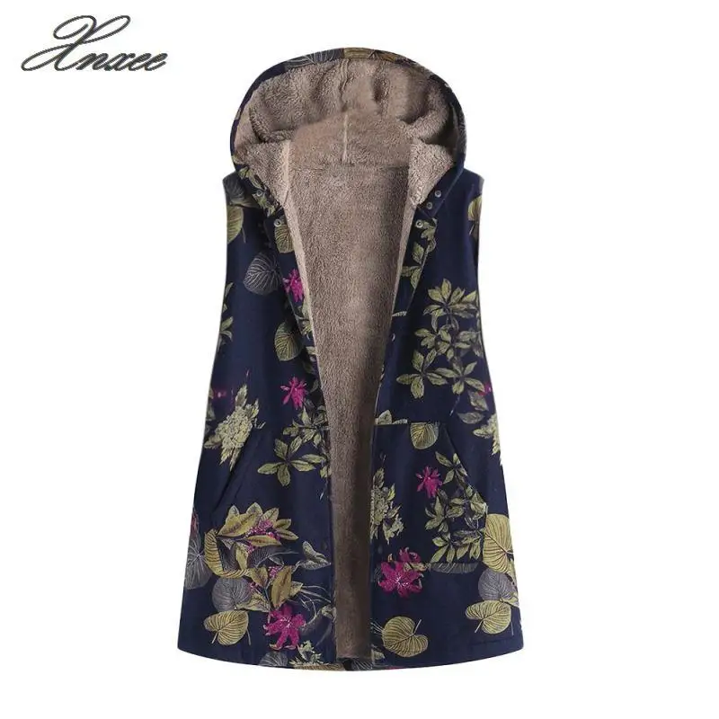 Женская куртка из искусственного меха для офиса Зимний Теплый головной убор