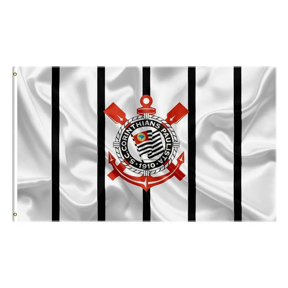 

3x5 Ft Corinthians Flag Brazil Paulista Futbol Soccer