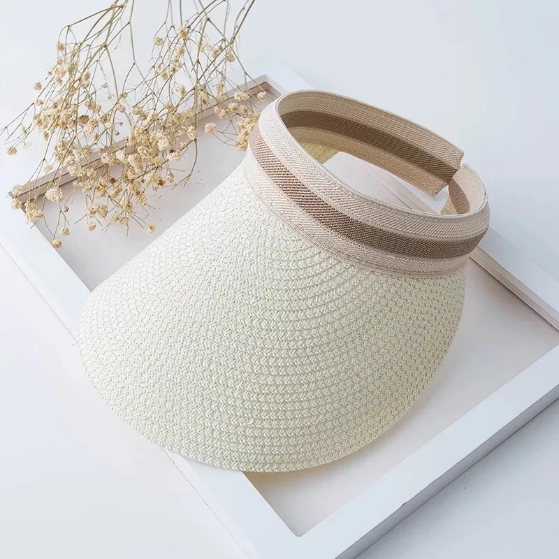 2019 лето защита от солнца женский головной убор Чистая красная соломенная шляпа