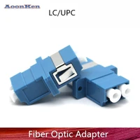 50100200pcs lc lc dx sm fiber adapter connector duplex lc upc flange connector ftth fiber optic adapter