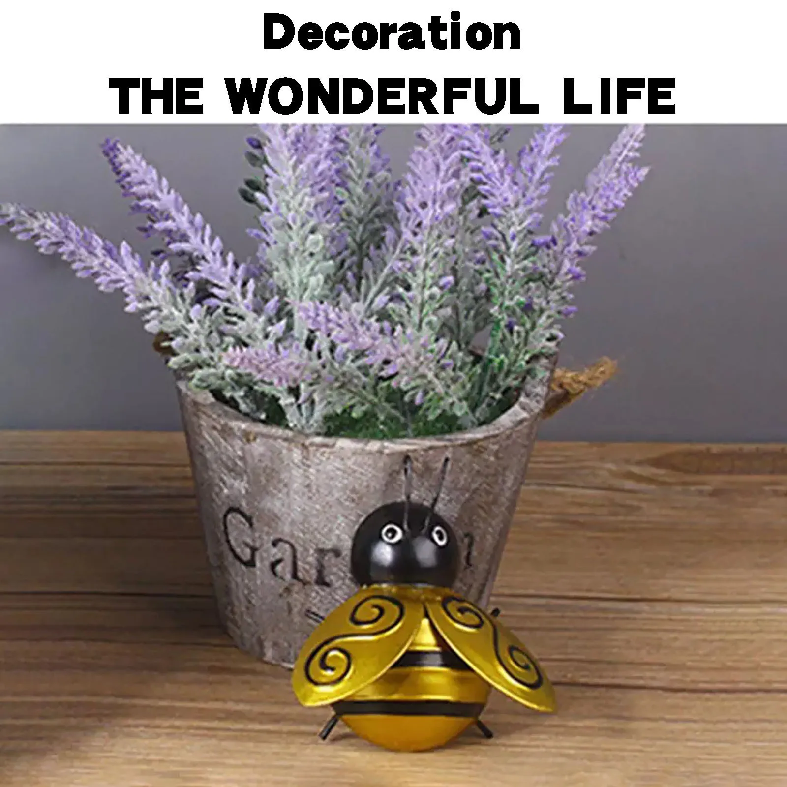 Collection Decorative Metal Bumble Bee Garden Accents Lawn Ornaments | Дом и сад
