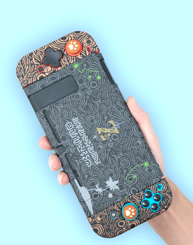 Задний Чехол для консоли Nintendo Switch защитная оболочка Zeldas Joycon чехол NS Joy Con