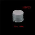 Скользящая крышка для микроскопа, круглаяквадратная, диаметр 1618202224 мм, для лабораторного медицинского стекла, 100 шт.кор.