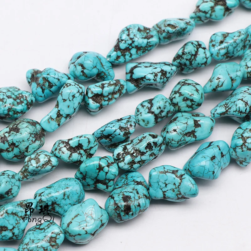 Бусины Из естественный неправильной формы необработанного камня для